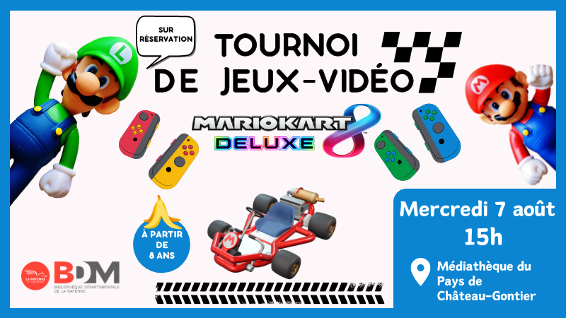 bandeau portail FB tournoi Mario Kart 8 Deluxe