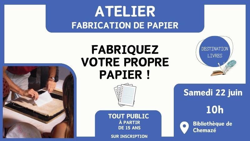 bandeau portail FB Atelier fabrique de papier chemaze