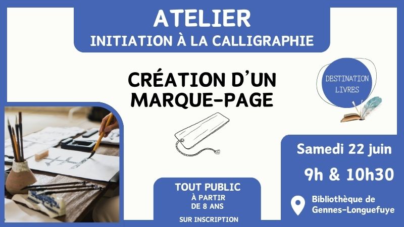 bandeau portail FB Ateliers calligraphie Gennes Longuefuye